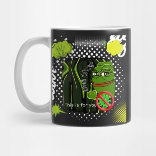 Funny Frog - Middle Finger Mug